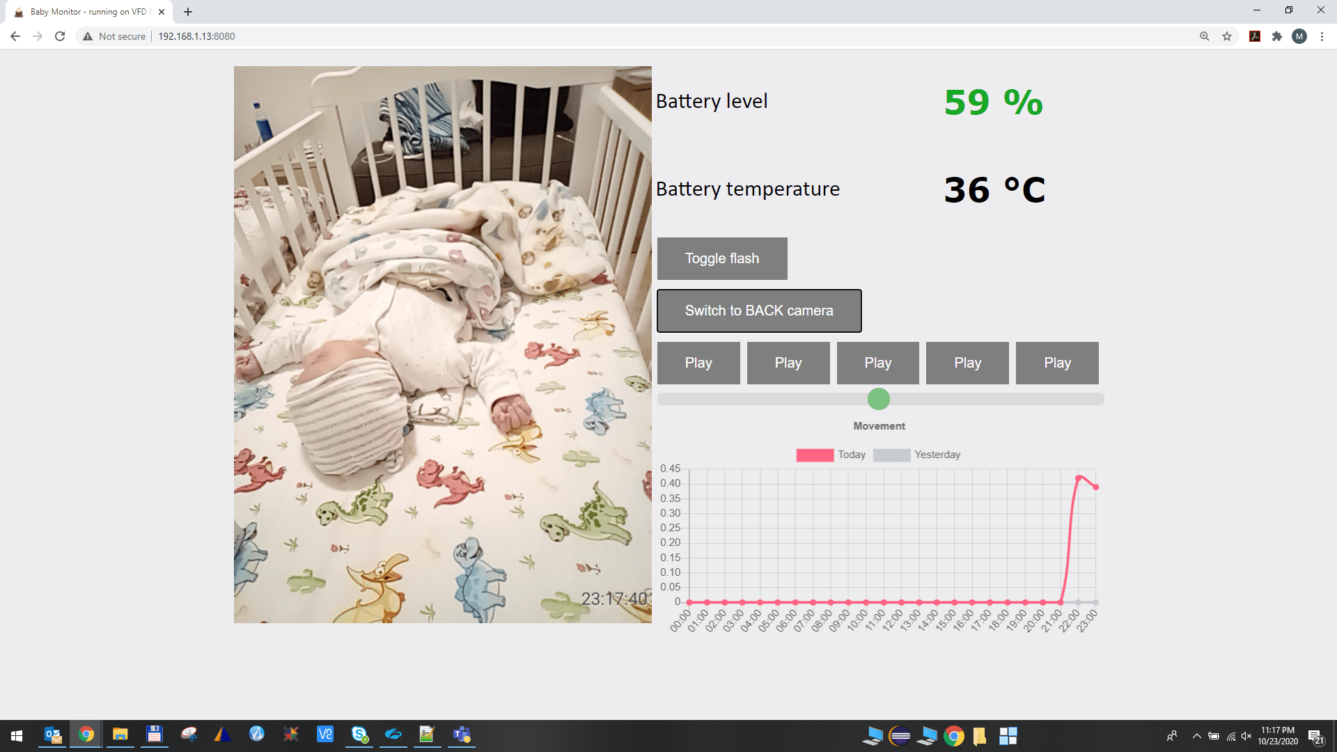mobile apps – baby monitor